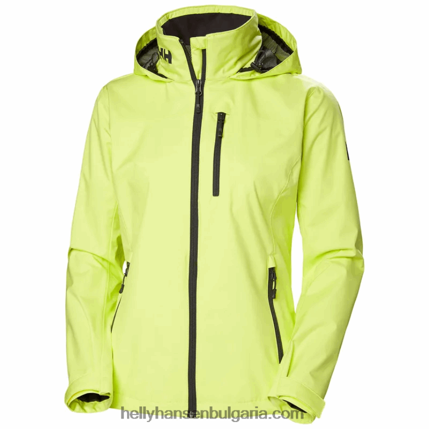 Жени дамско яке за ветроходство с качулка 80V22D1347 светло син Helly-Hansen