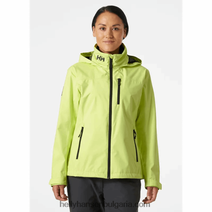 Жени дамско яке за ветроходство с качулка 80V22D1347 светло син Helly-Hansen