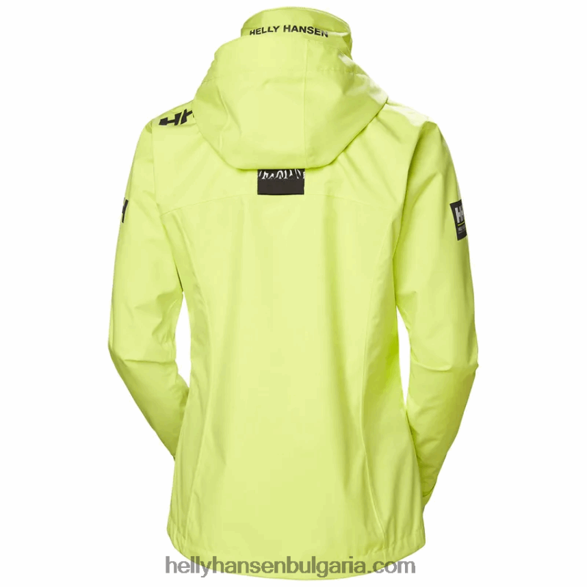 Жени дамско яке за ветроходство с качулка 80V22D1347 светло син Helly-Hansen