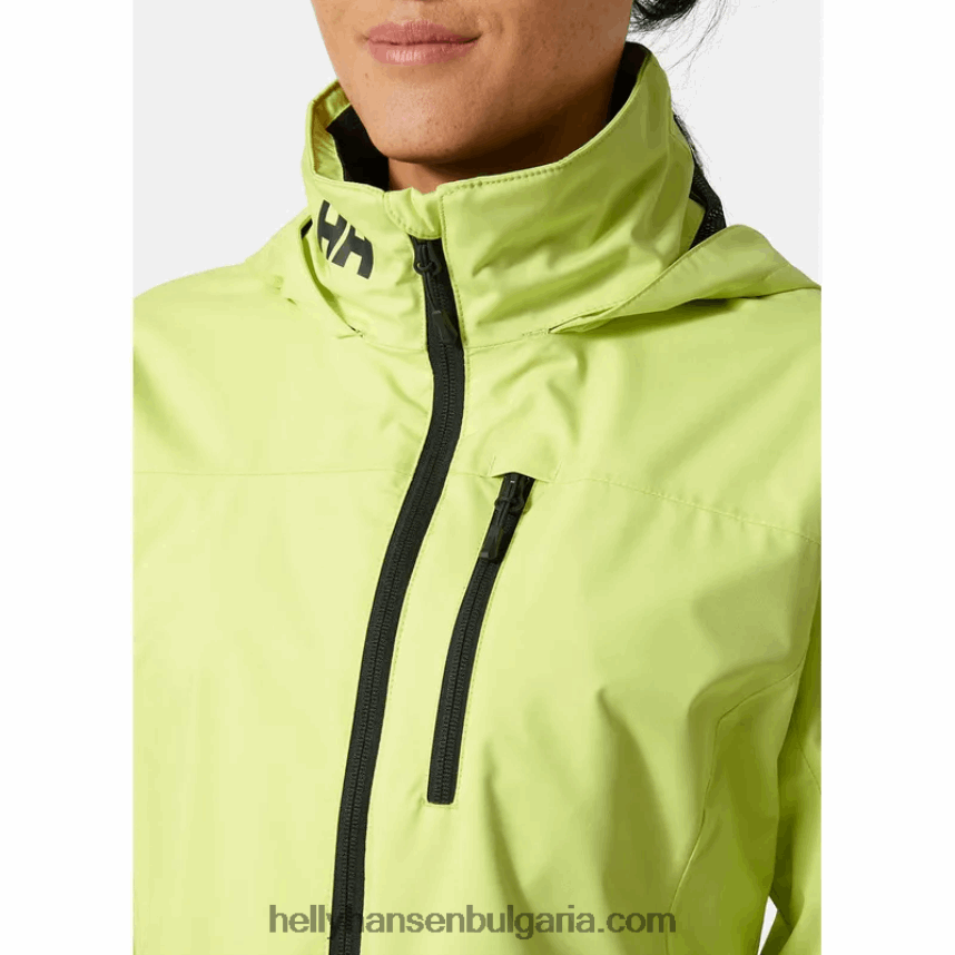Жени дамско яке за ветроходство с качулка 80V22D1347 светло син Helly-Hansen