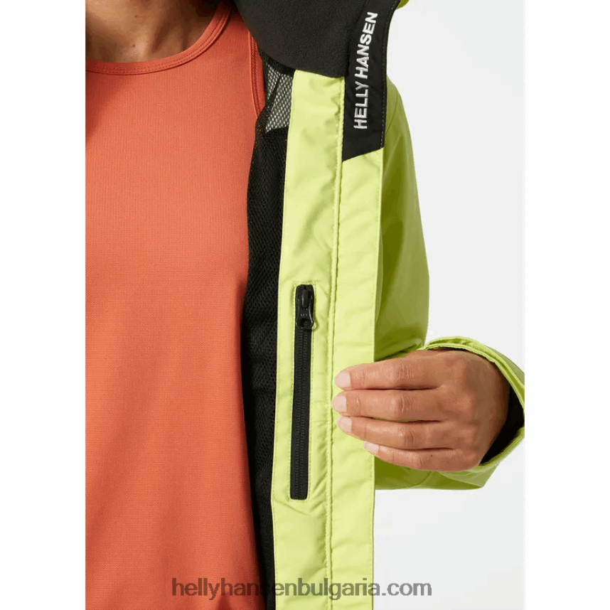 Жени дамско яке за ветроходство с качулка 80V22D1347 светло син Helly-Hansen