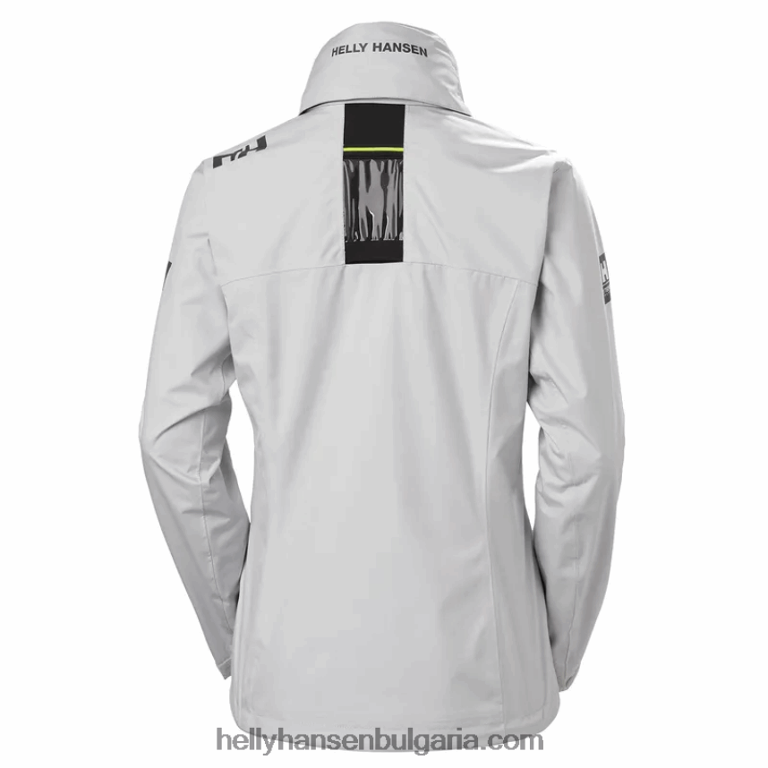 Жени дамско яке за ветроходство с качулка 80V22D1348 слънчев лайм Helly-Hansen