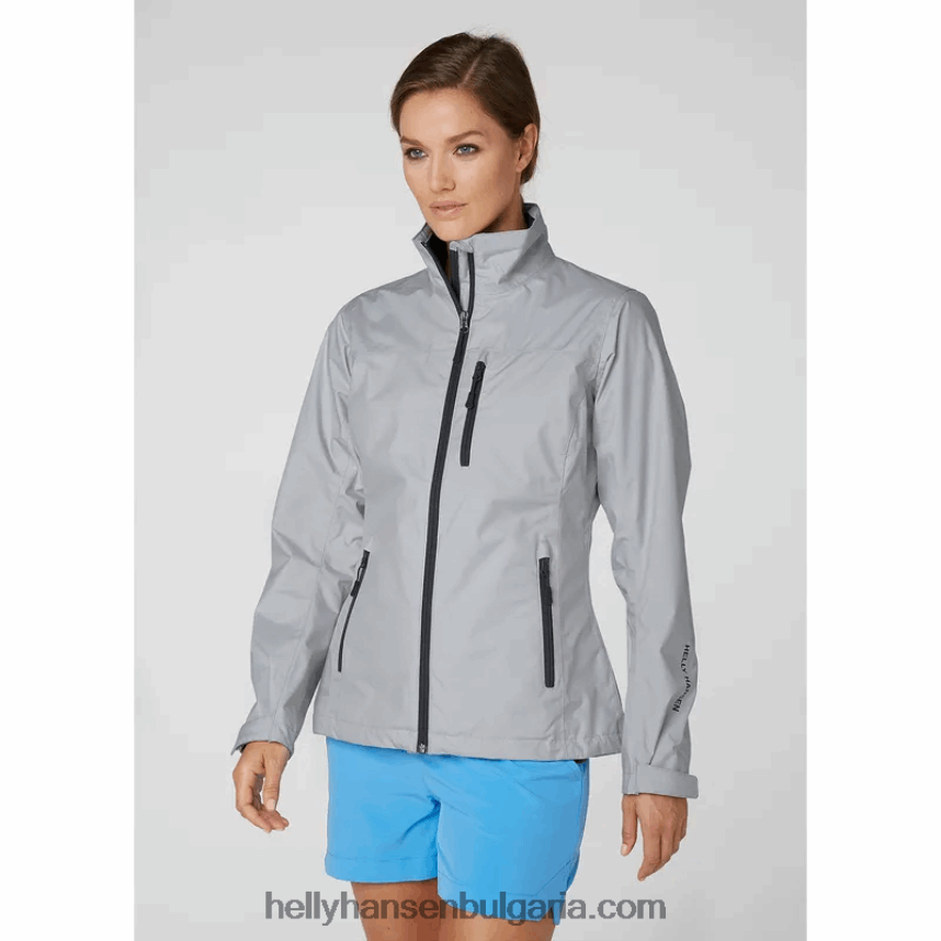 Жени дамско среднопластово яке за ветроходство 80V22D1355 светло син Helly-Hansen