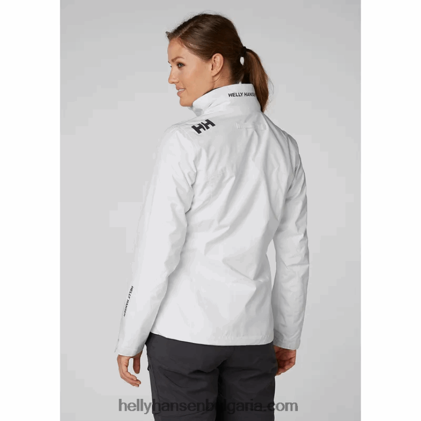 Жени дамско среднопластово яке за ветроходство 80V22D1356 сива мъгла Helly-Hansen