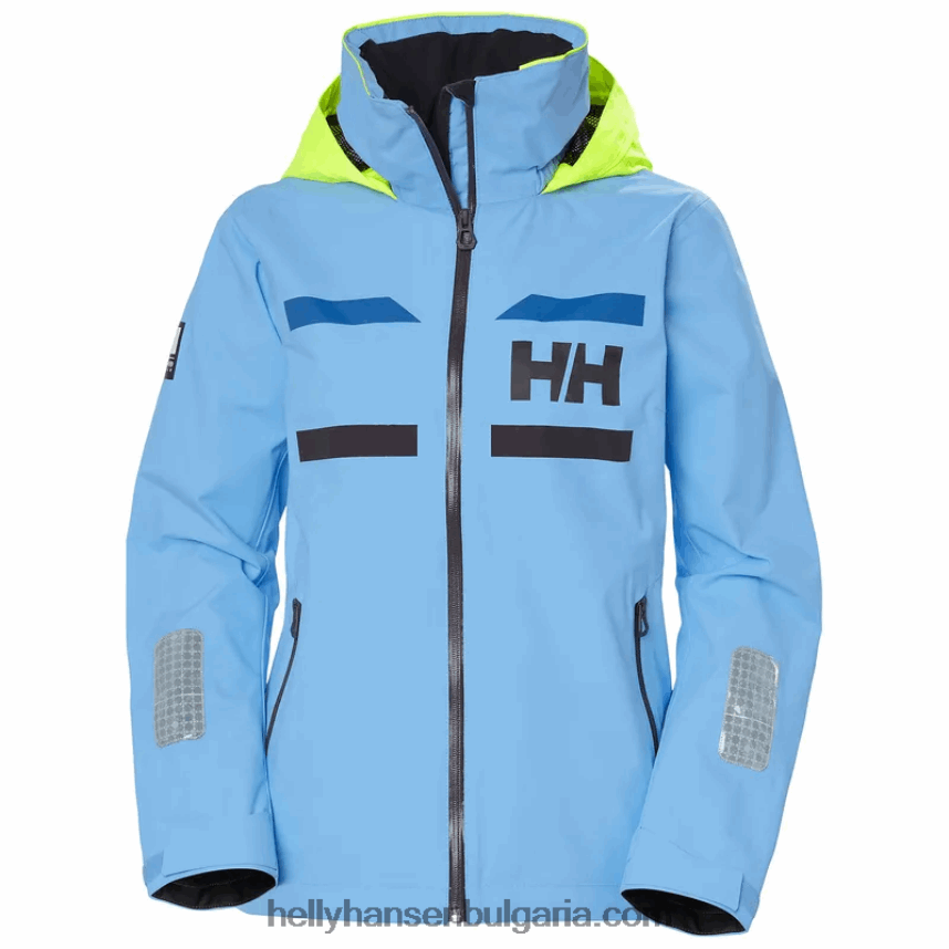 Жени дамско яке за ветроходство сол навигатор 80V22D1385 военноморски флот Helly-Hansen