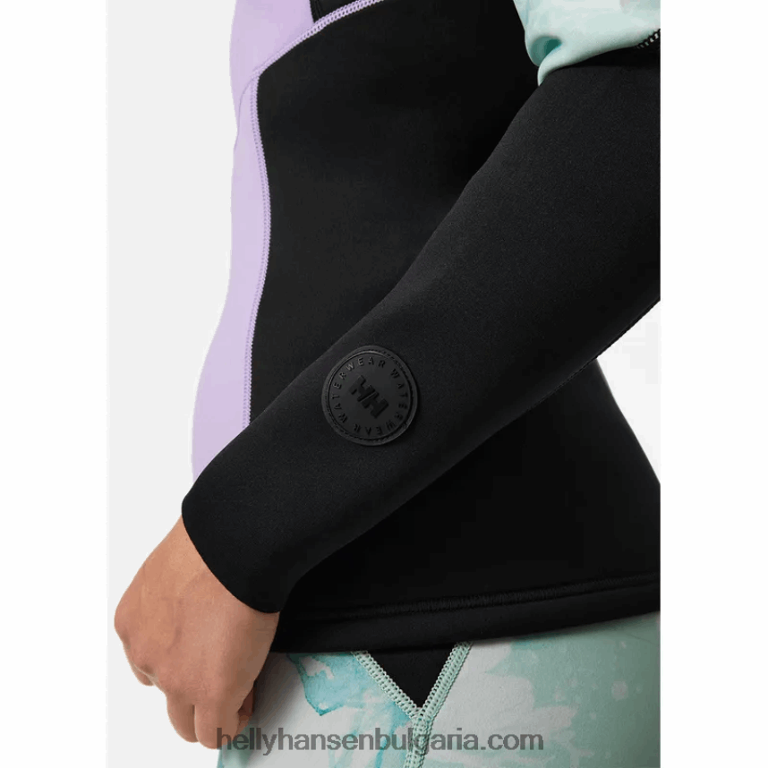 Жени дамско яке с половин цип 80V22D1395 морско райе Helly-Hansen