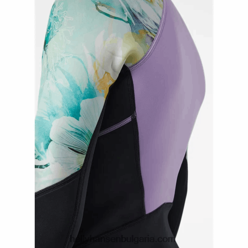 Жени дамско яке с половин цип 80V22D1395 морско райе Helly-Hansen