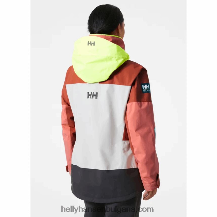 Жени дамско яке Newport за крайбрежно плаване 80V22D1333 тревожно червено Helly-Hansen