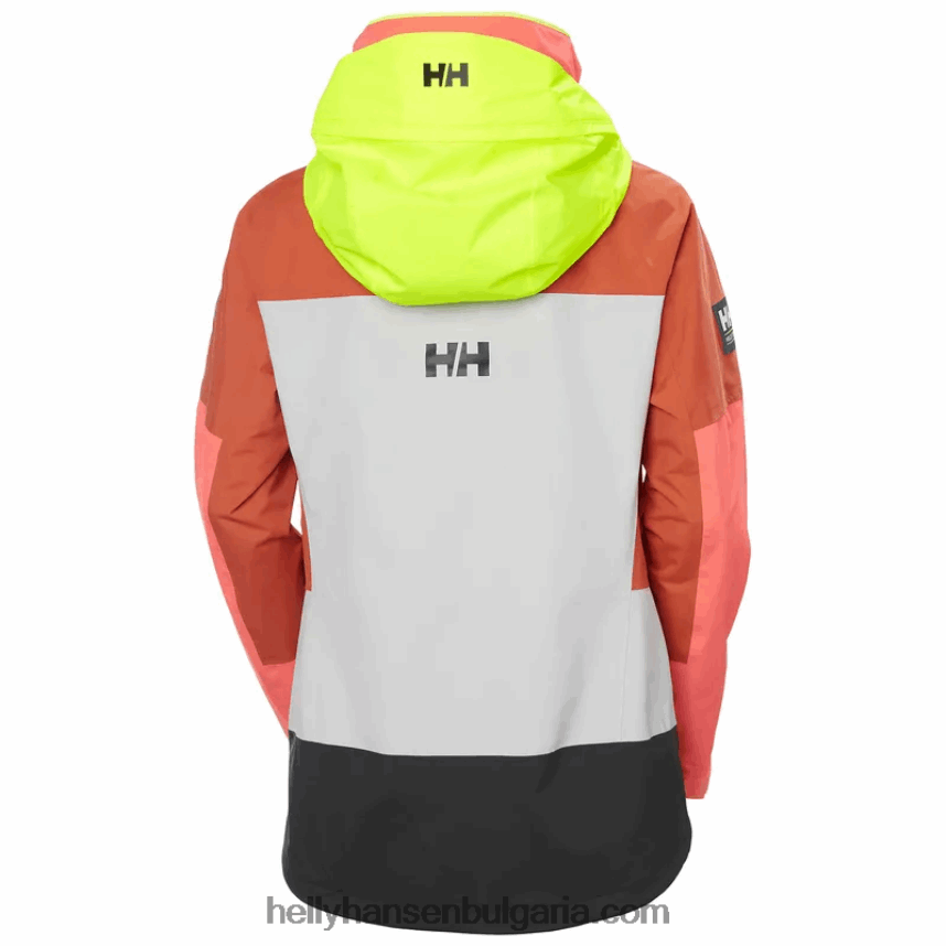 Жени дамско яке Newport за крайбрежно плаване 80V22D1333 тревожно червено Helly-Hansen