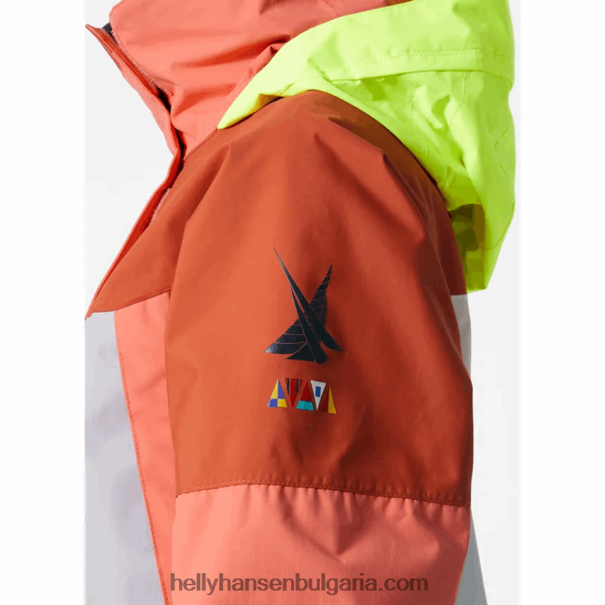 Жени дамско яке Newport за крайбрежно плаване 80V22D1333 тревожно червено Helly-Hansen