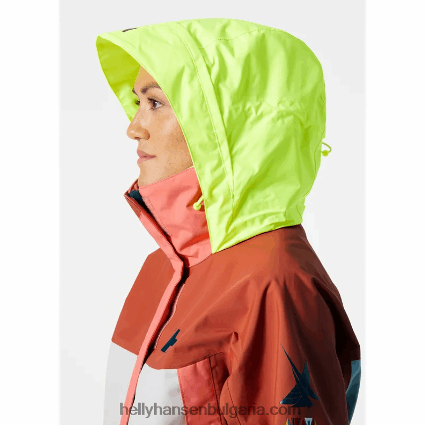 Жени дамско яке Newport за крайбрежно плаване 80V22D1333 тревожно червено Helly-Hansen