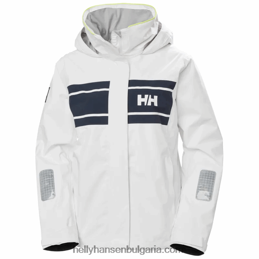 Жени дамско яке Saltholm за ветроходство 80V22D1316 военноморски флот Helly-Hansen