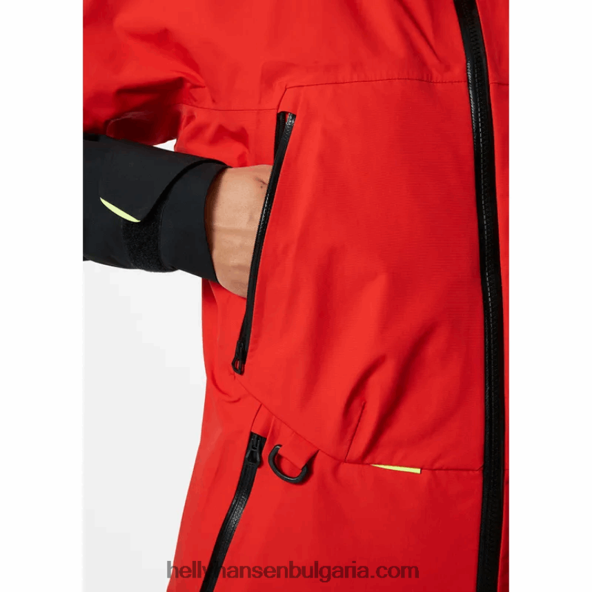 Жени дамско яке aegir race sailing 2.0 80V22D1335 тревожно червено Helly-Hansen