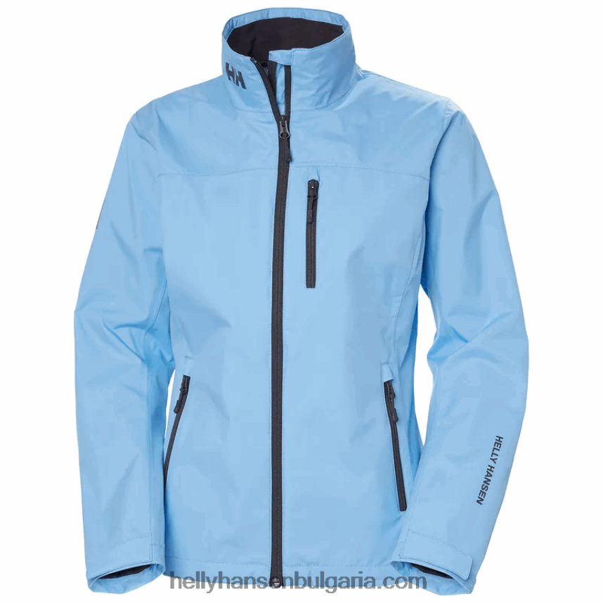 Жени дамско яке за ветроходство crew 80V22D1361 тревожно червено Helly-Hansen