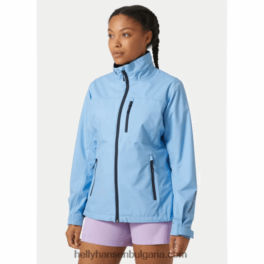 Жени дамско яке за ветроходство crew 80V22D1361 тревожно червено Helly-Hansen