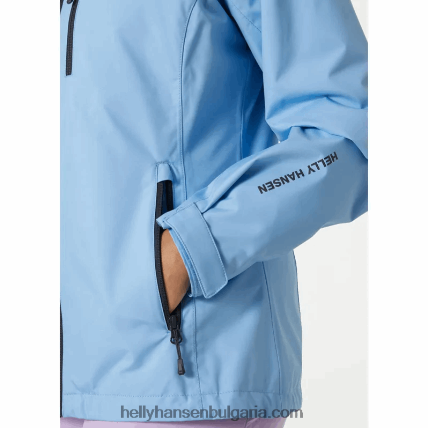 Жени дамско яке за ветроходство crew 80V22D1361 тревожно червено Helly-Hansen