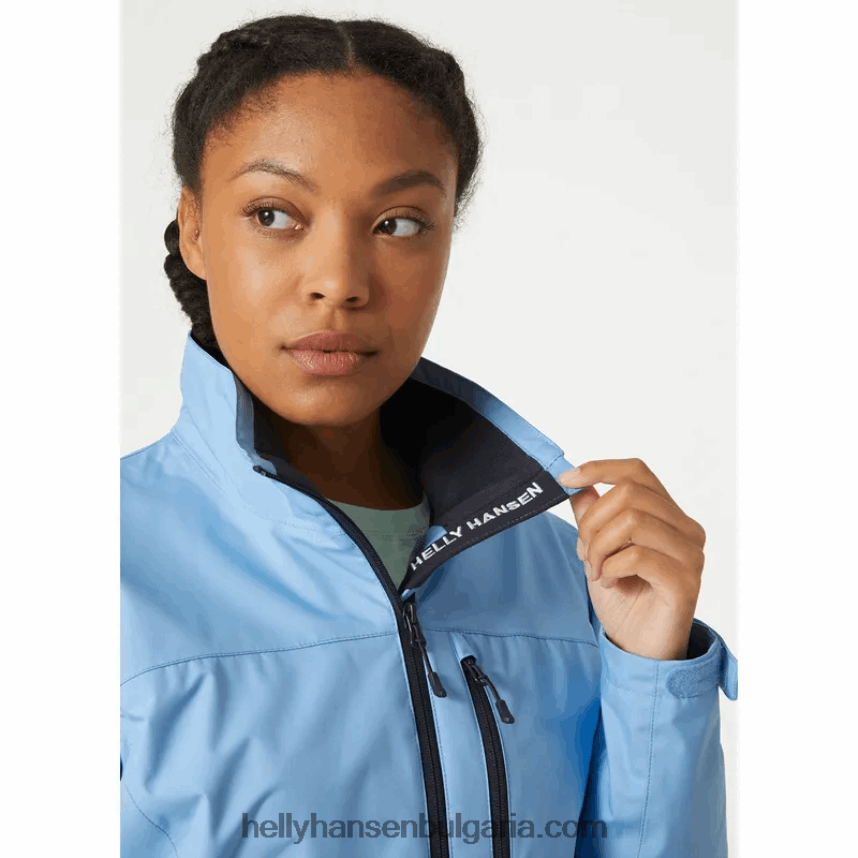 Жени дамско яке за ветроходство crew 80V22D1361 тревожно червено Helly-Hansen