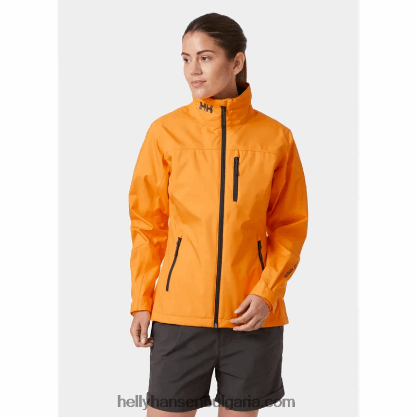 Жени дамско яке за ветроходство crew 80V22D1362 светло син Helly-Hansen