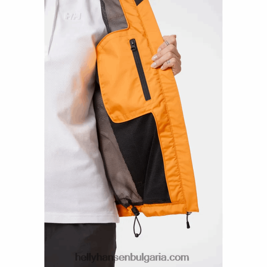 Жени дамско яке за ветроходство crew 80V22D1362 светло син Helly-Hansen