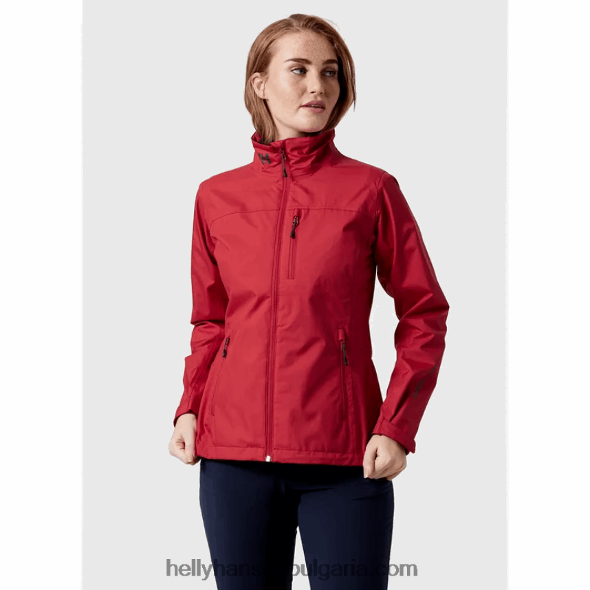 Жени дамско яке за ветроходство crew 80V22D1365 бяло Helly-Hansen