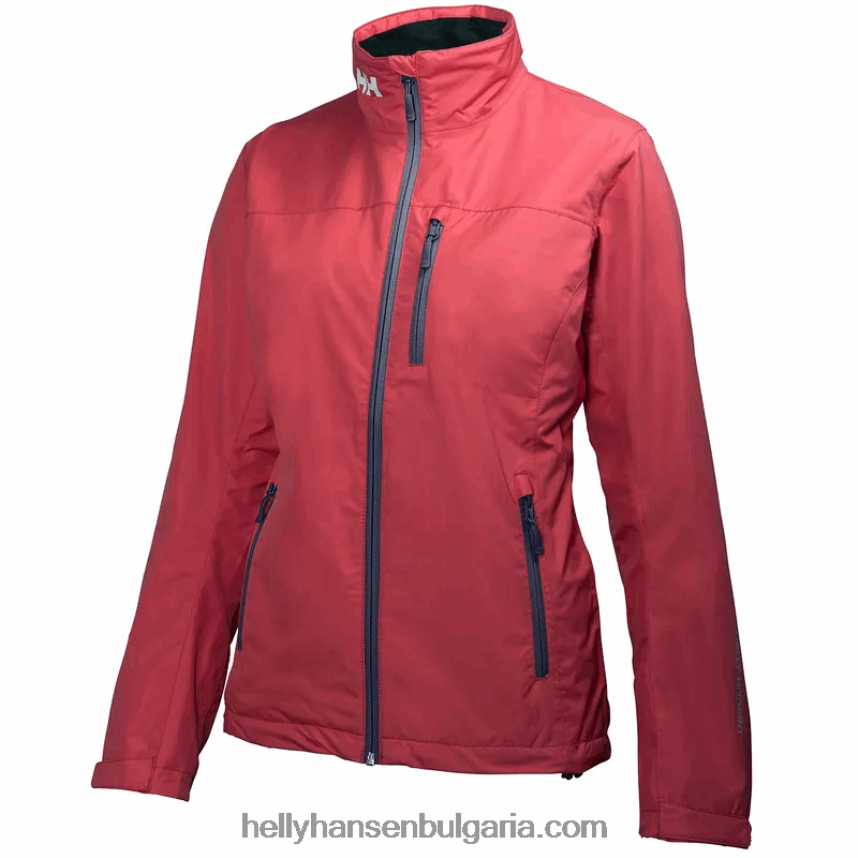 Жени дамско яке за ветроходство crew 80V22D1366 червен Helly-Hansen