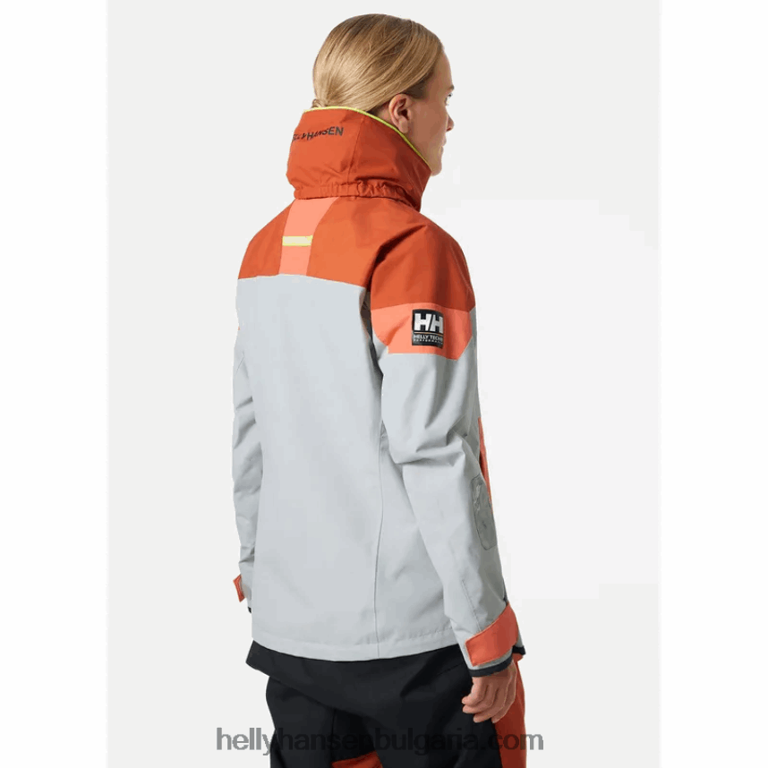 Жени дамско яке за ветроходство newport regatta 80V22D1330 бяло Helly-Hansen