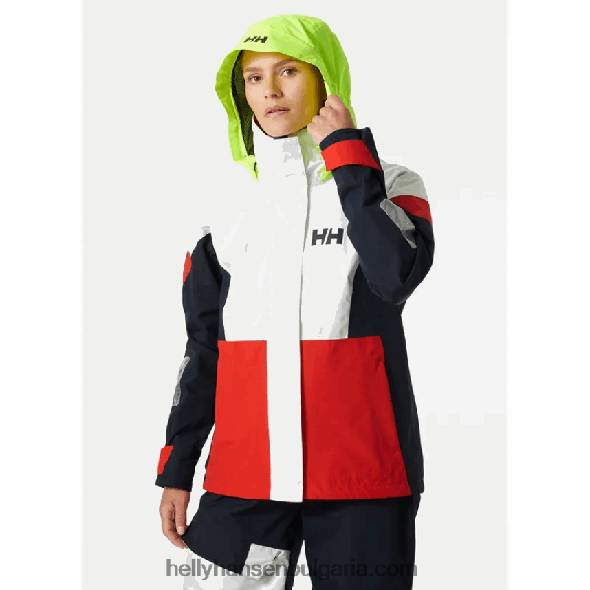 Жени дамско яке за ветроходство newport regatta 80V22D1332 светло син Helly-Hansen