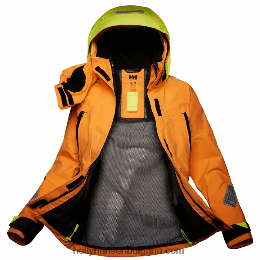 Жени дамско яке skagen за офшорно плаване 80V22D1319 теракота Helly-Hansen