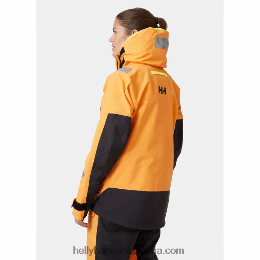 Жени дамско яке skagen за офшорно плаване 80V22D1319 теракота Helly-Hansen