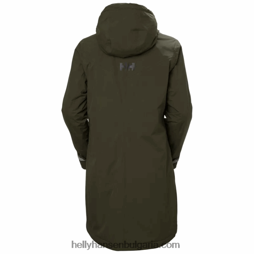 Жени дамски обожавам изолиран дъждобран 80V22D1554 военноморски флот Helly-Hansen