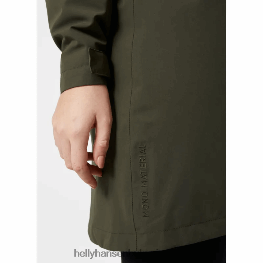 Жени дамски изолиран дъждобран от моно материал 80V22D1557 военноморски флот Helly-Hansen