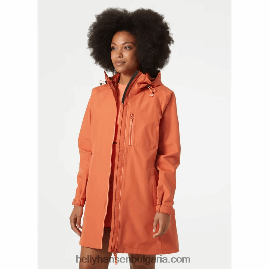 Жени дамско дълго яке белфаст 80V22D1559 черен Helly-Hansen