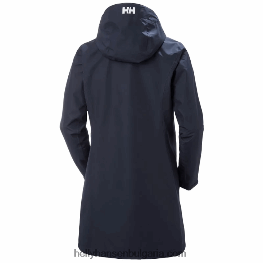 Жени дамско дълго яке белфаст 80V22D1564 черен Helly-Hansen