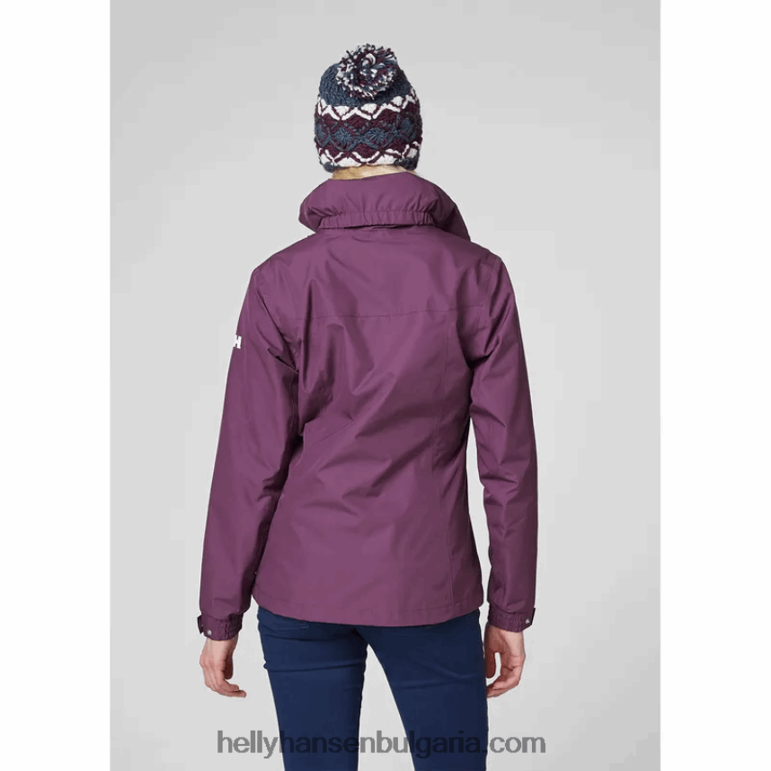 Жени дамско яке за дъжд аден 80V22D2580 азурит/бял Helly-Hansen