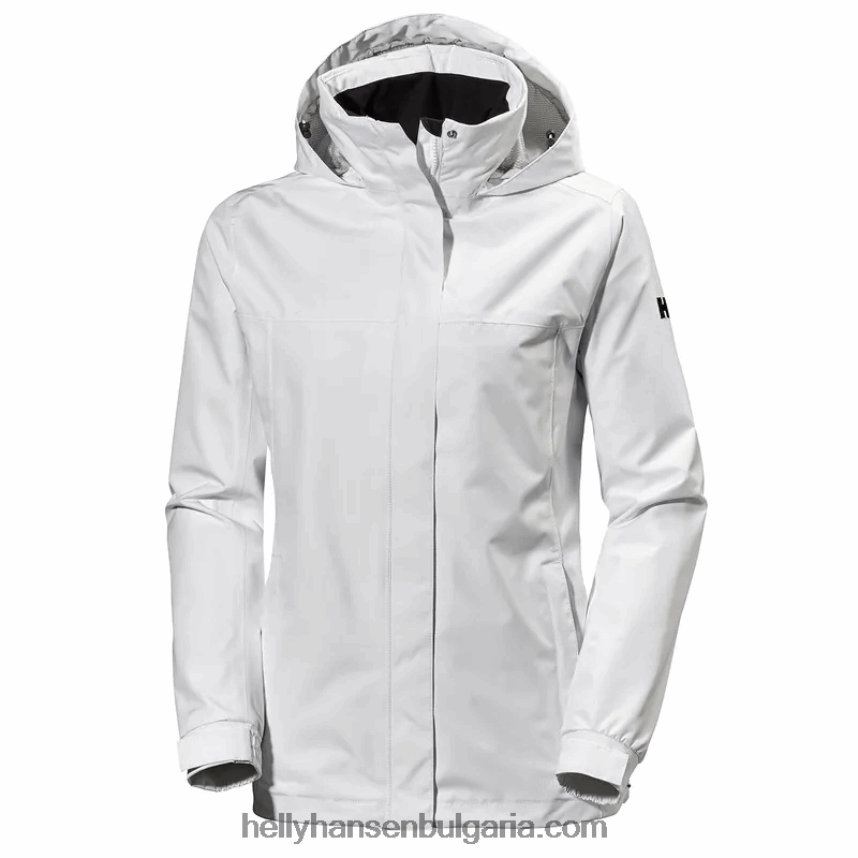 Жени дамско яке за дъжд аден 80V22D2581 бял черен Helly-Hansen