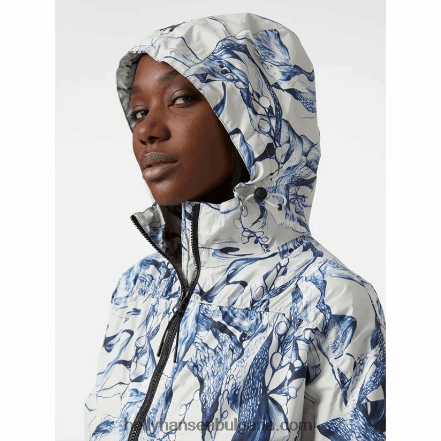 Жени дамско яке за бягство от дъжд 80V22D2588 черно/морско синьо Helly-Hansen