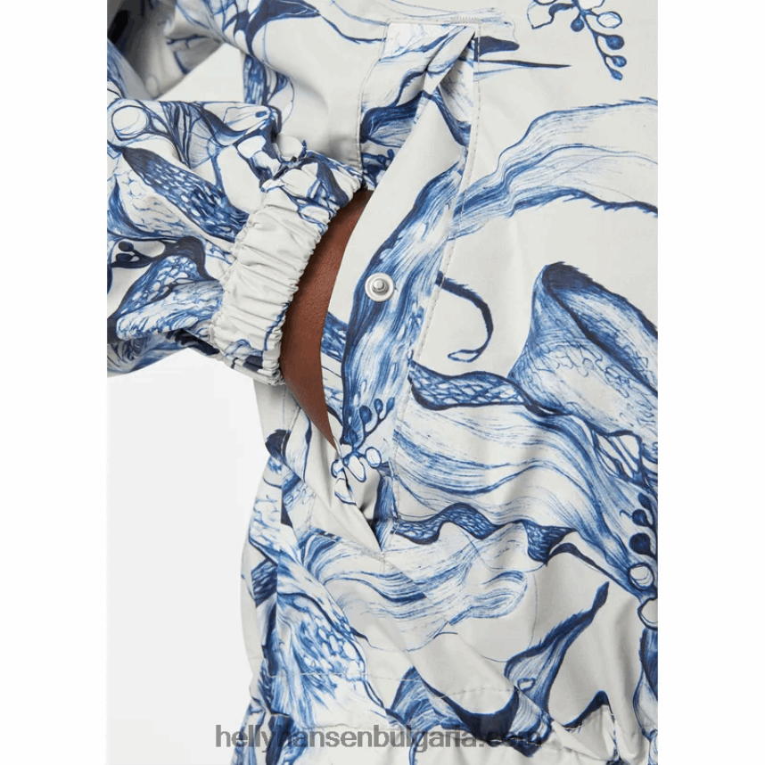 Жени дамско яке за бягство от дъжд 80V22D2588 черно/морско синьо Helly-Hansen