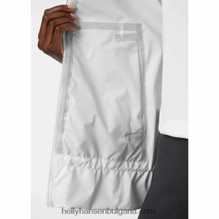 Жени дамско яке за бягство от дъжд 80V22D2589 сива мъгла es Helly-Hansen