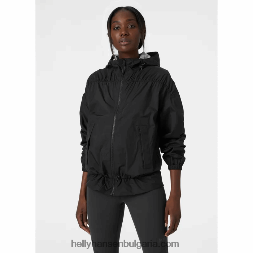 Жени дамско яке за бягство от дъжд 80V22D2590 сива мъгла es/nimbus clou Helly-Hansen