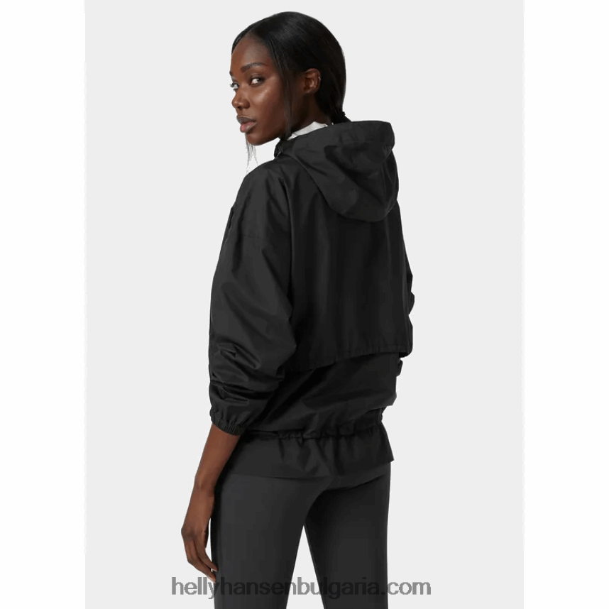 Жени дамско яке за бягство от дъжд 80V22D2590 сива мъгла es/nimbus clou Helly-Hansen