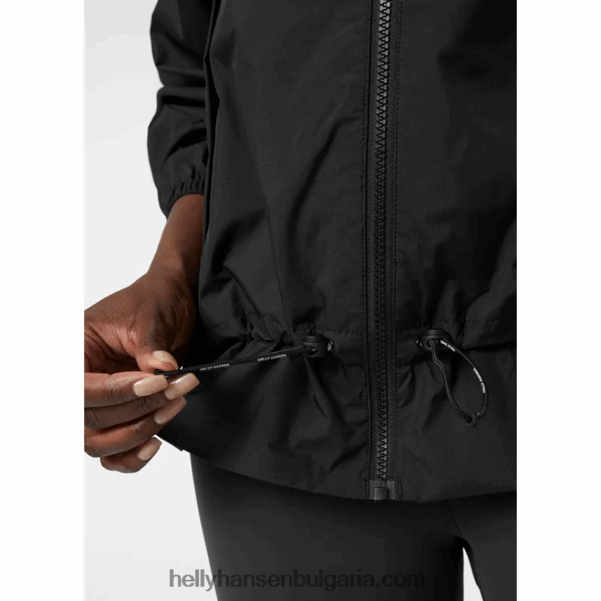 Жени дамско яке за бягство от дъжд 80V22D2590 сива мъгла es/nimbus clou Helly-Hansen