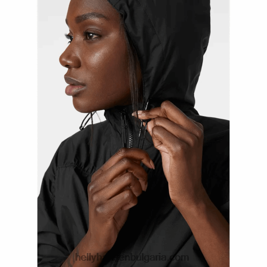 Жени дамско яке за бягство от дъжд 80V22D2590 сива мъгла es/nimbus clou Helly-Hansen