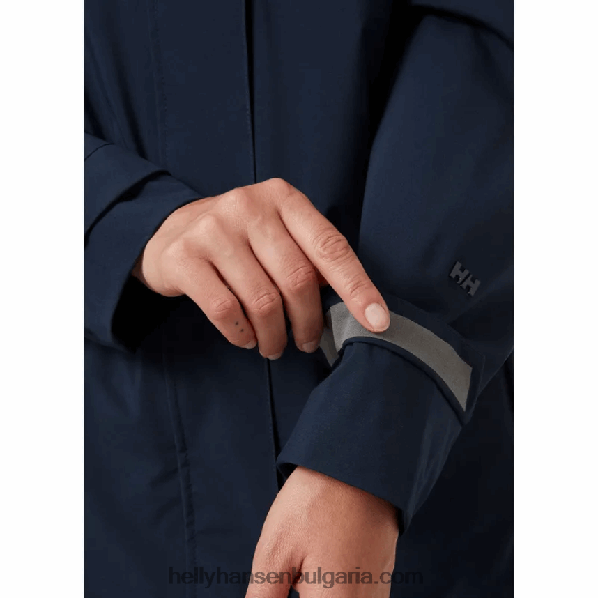 Жени дамско пролетно палто виктория 80V22D2593 етерично y/черно Helly-Hansen