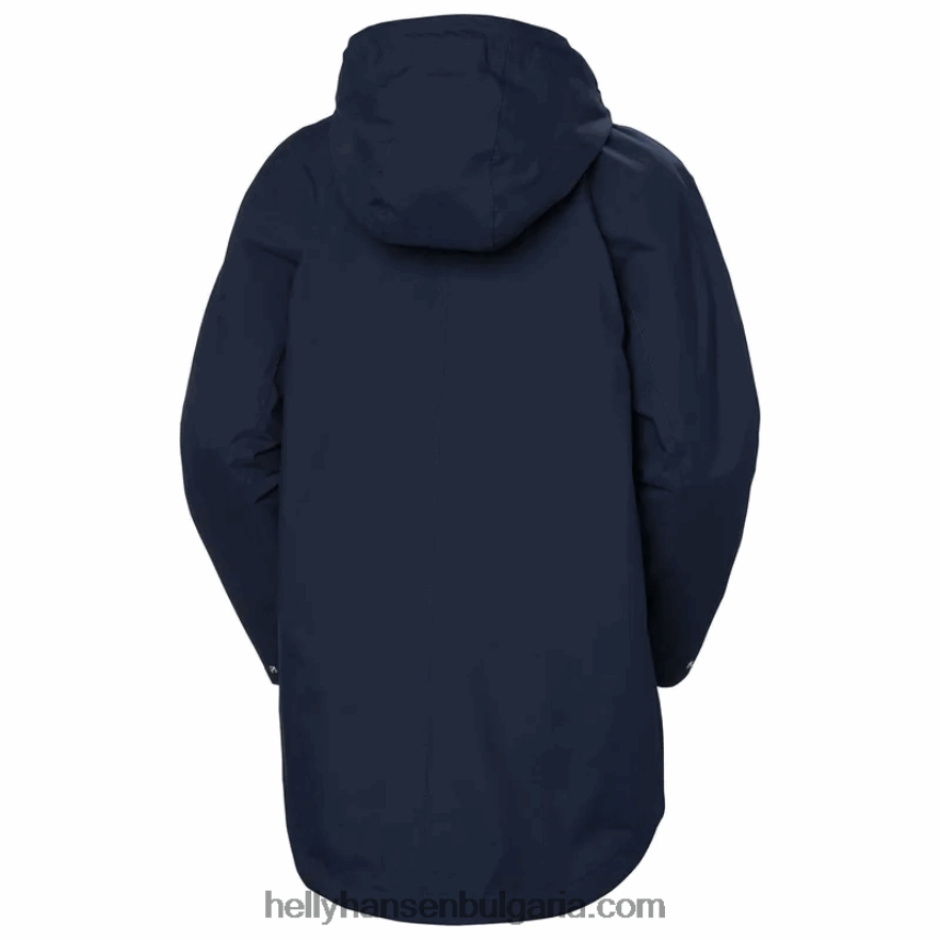 Жени дамски дъждобран валентия 80V22D2612 черно/морско синьо Helly-Hansen