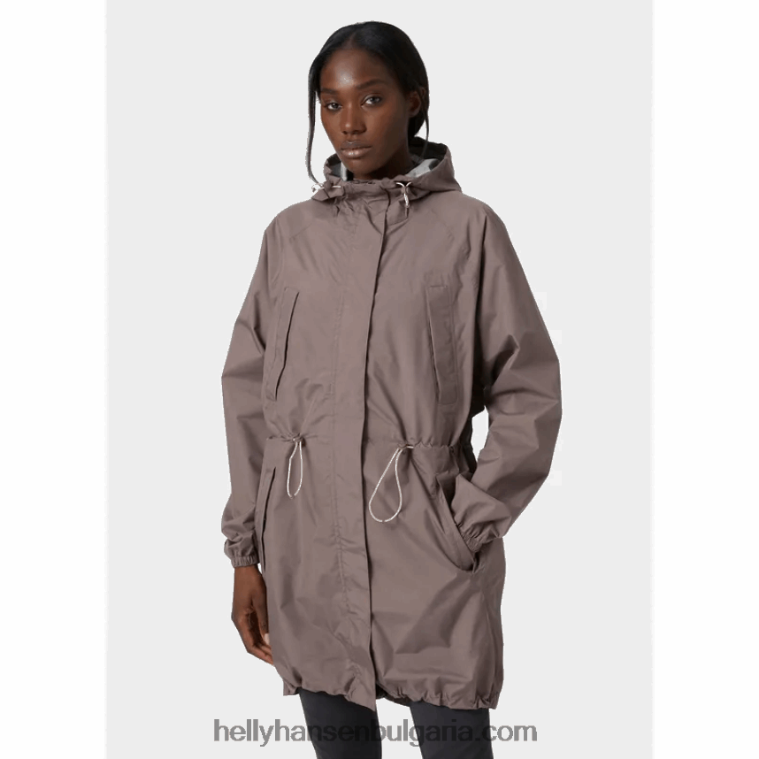 Жени дамски бягство дъждобран 80V22D2614 сива мъгла es Helly-Hansen