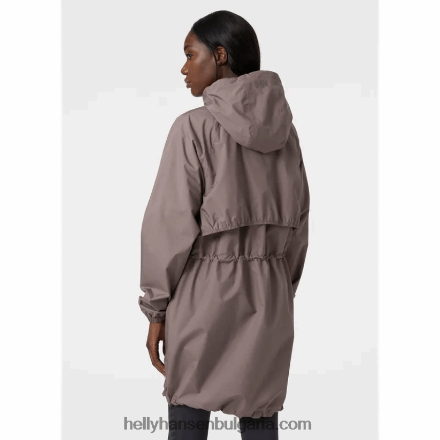 Жени дамски бягство дъждобран 80V22D2614 сива мъгла es Helly-Hansen