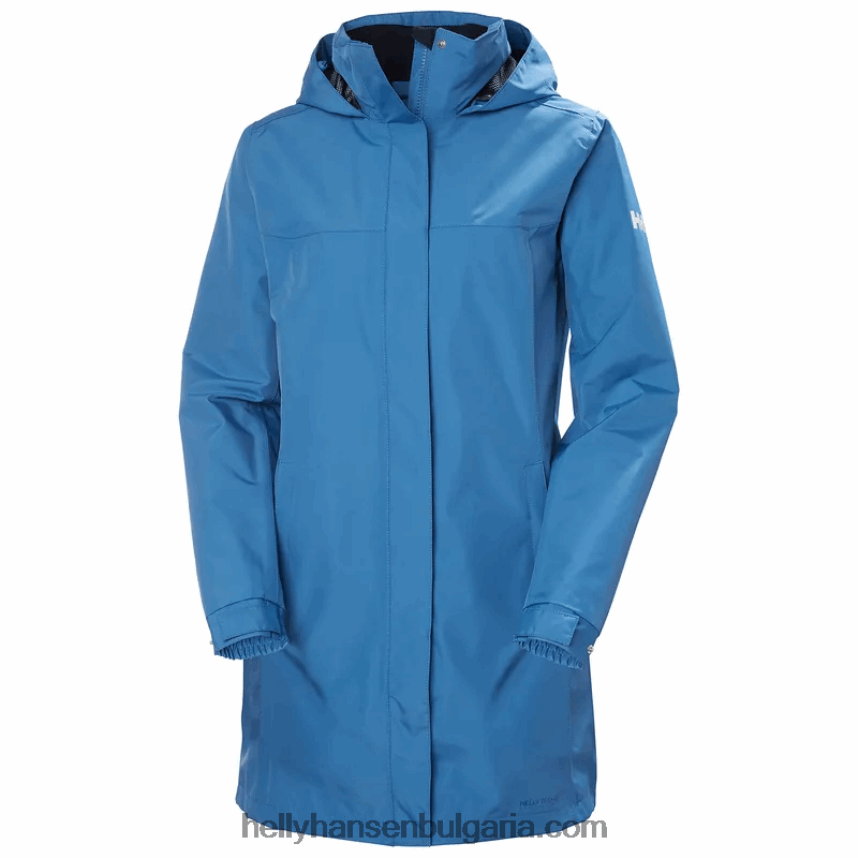 Жени дамско дълго дъждобран aden 80V22D1541 военноморски флот Helly-Hansen