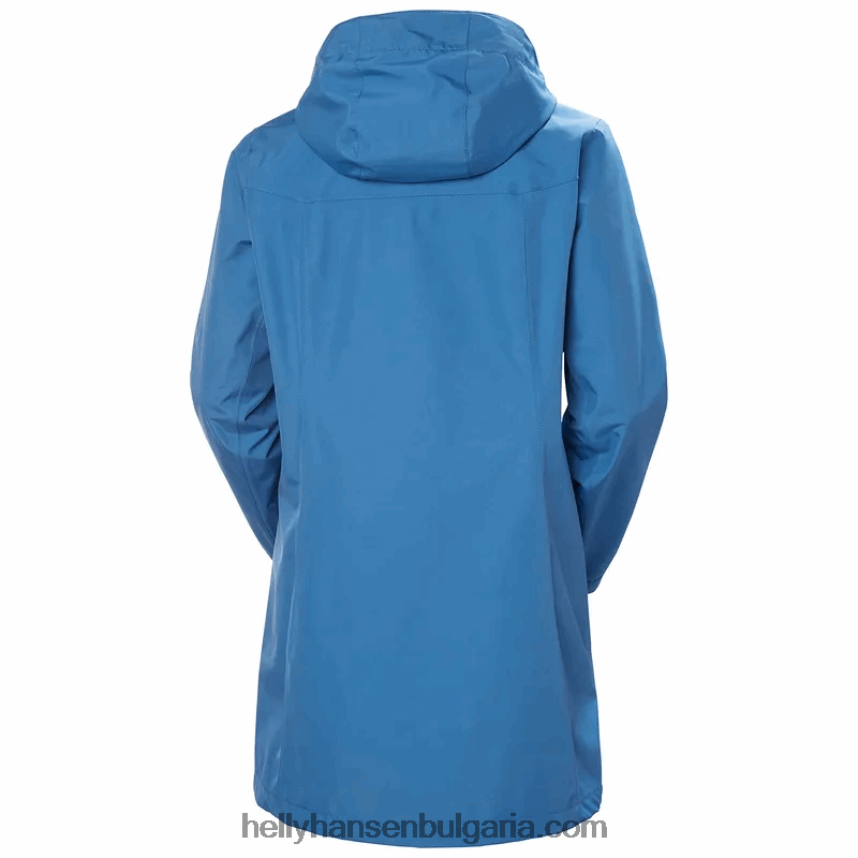 Жени дамско дълго дъждобран aden 80V22D1541 военноморски флот Helly-Hansen