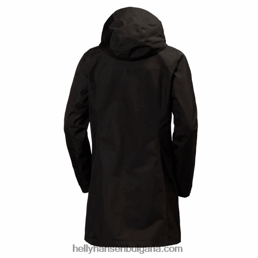 Жени дамско дълго дъждобран aden 80V22D1543 бяло Helly-Hansen