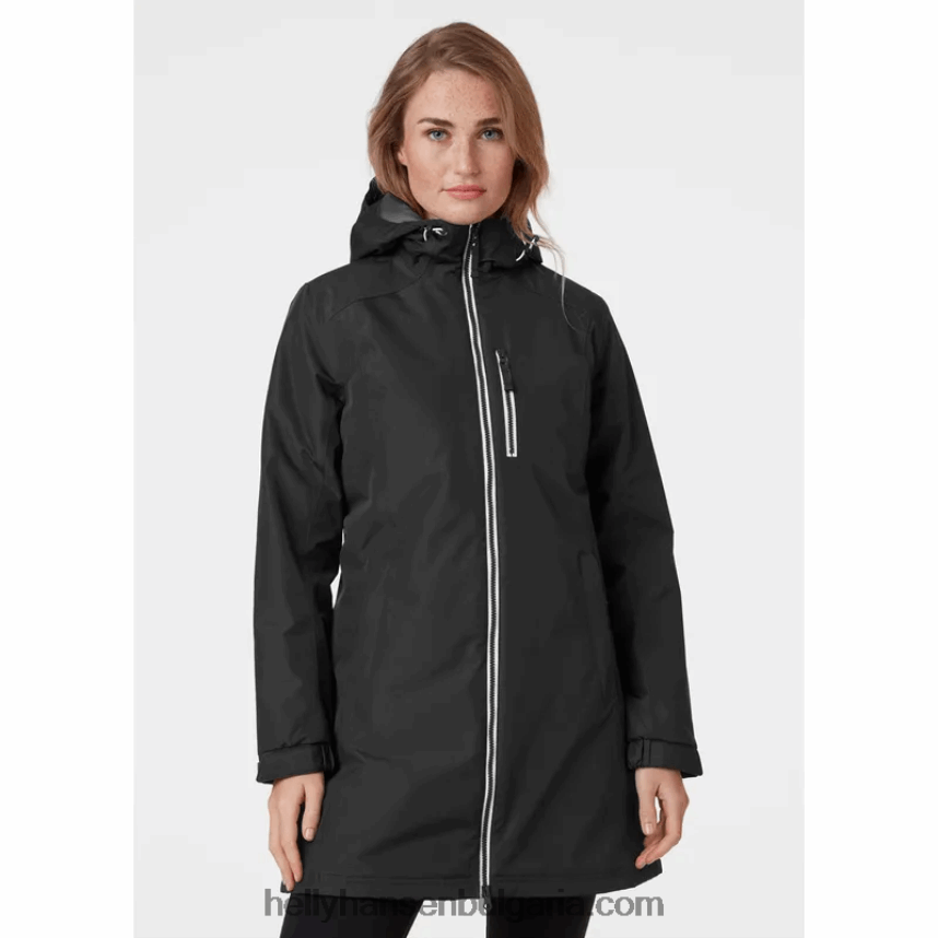Жени дамско дълго зимно яке belfast 80V22D1551 най-тъмен spr Helly-Hansen